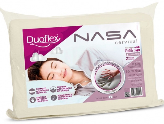 travesseiro Nasa Cervical Duoflex