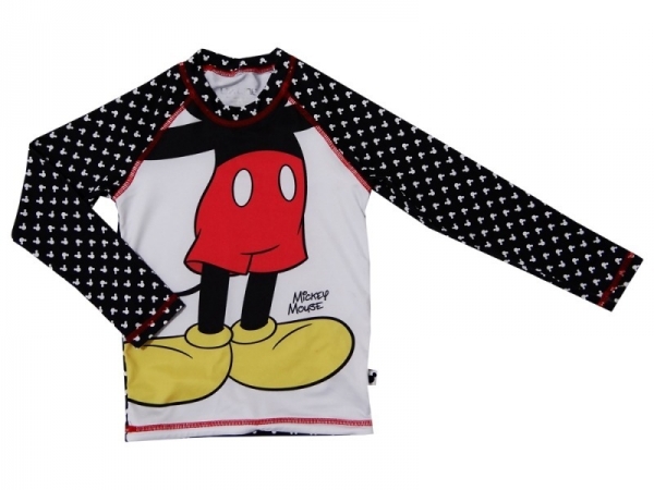 Camiseta Menino Acqua Mickey Disney Ml com Proteo Solar U.V. Line