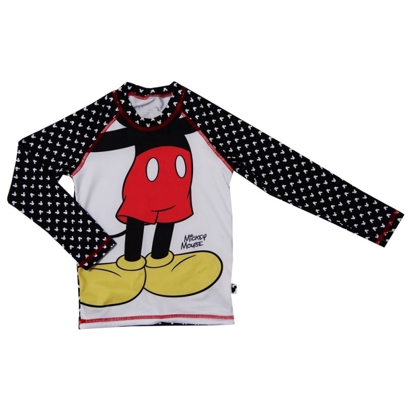Camiseta Menino Acqua Mickey Disney Ml com Proteo Solar U.V. Line