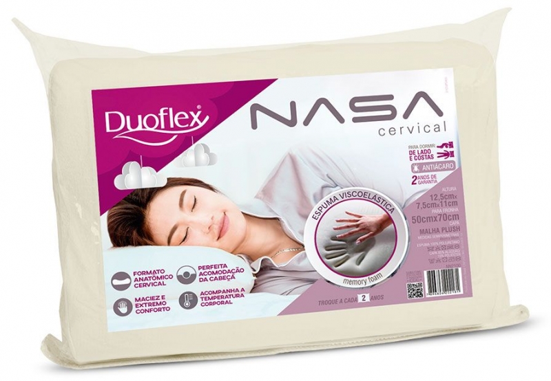 travesseiro Nasa Cervical Duoflex