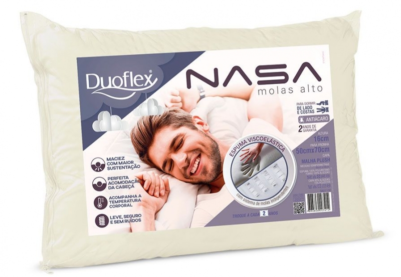 Travesseiro Nasa Molas Duoflex